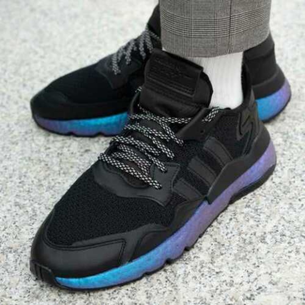 Adidas Originals Nite Jogger Boost Mens NEW Multi - Picture 4 of 6